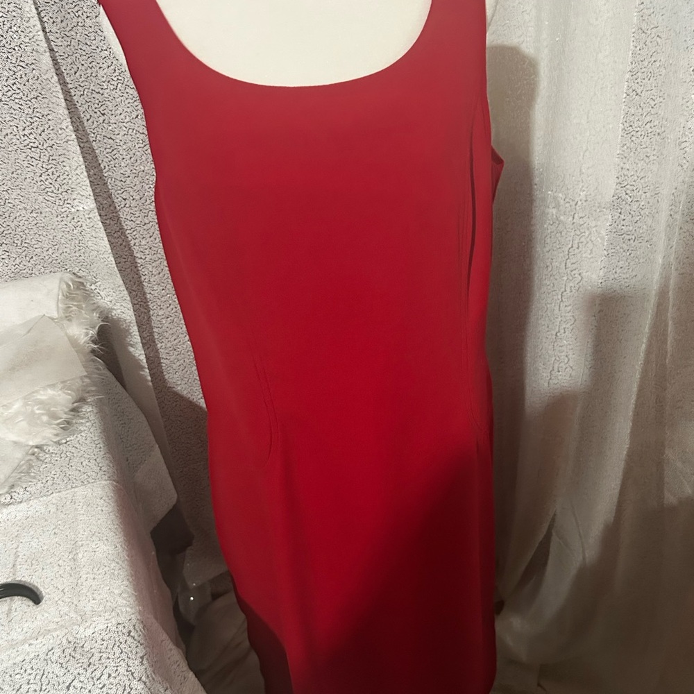 Chic Red Midi Dress